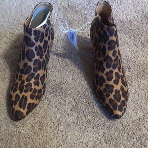 Cheetah print boots
